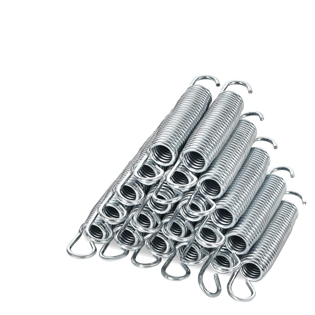 GYMAX Trampoline Spring, Universal Trampoline Replacement Spring with T-Hook, 5.5"/ 7" Heavy Duty Galvanized Steel Spring