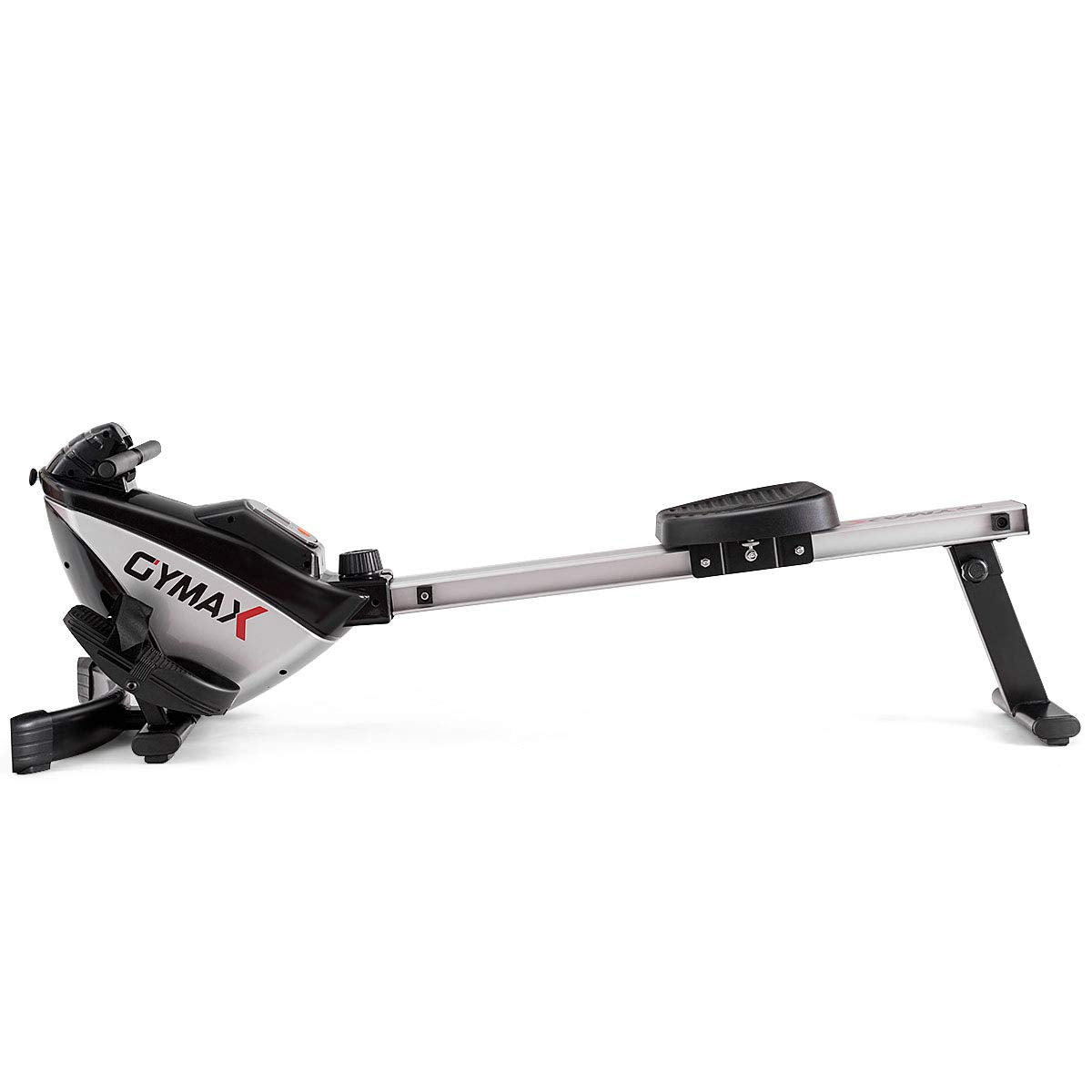 Gymax Magnetic Rower, 8-Level Folding Magnetic Rowing Machine with LCD Monitor, for Home Gym Cardio Exercise Fitness