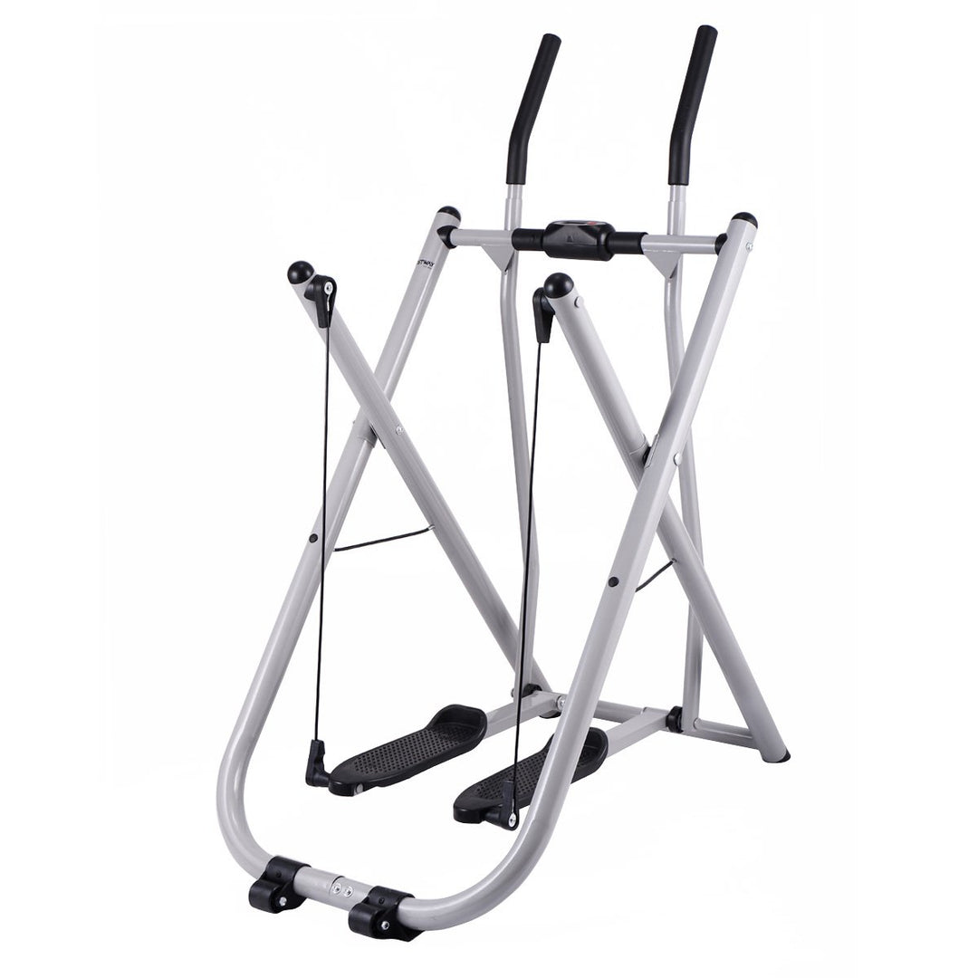 Gymax Air Walk Trainer, Foldable Fitness Step Machine Stepper