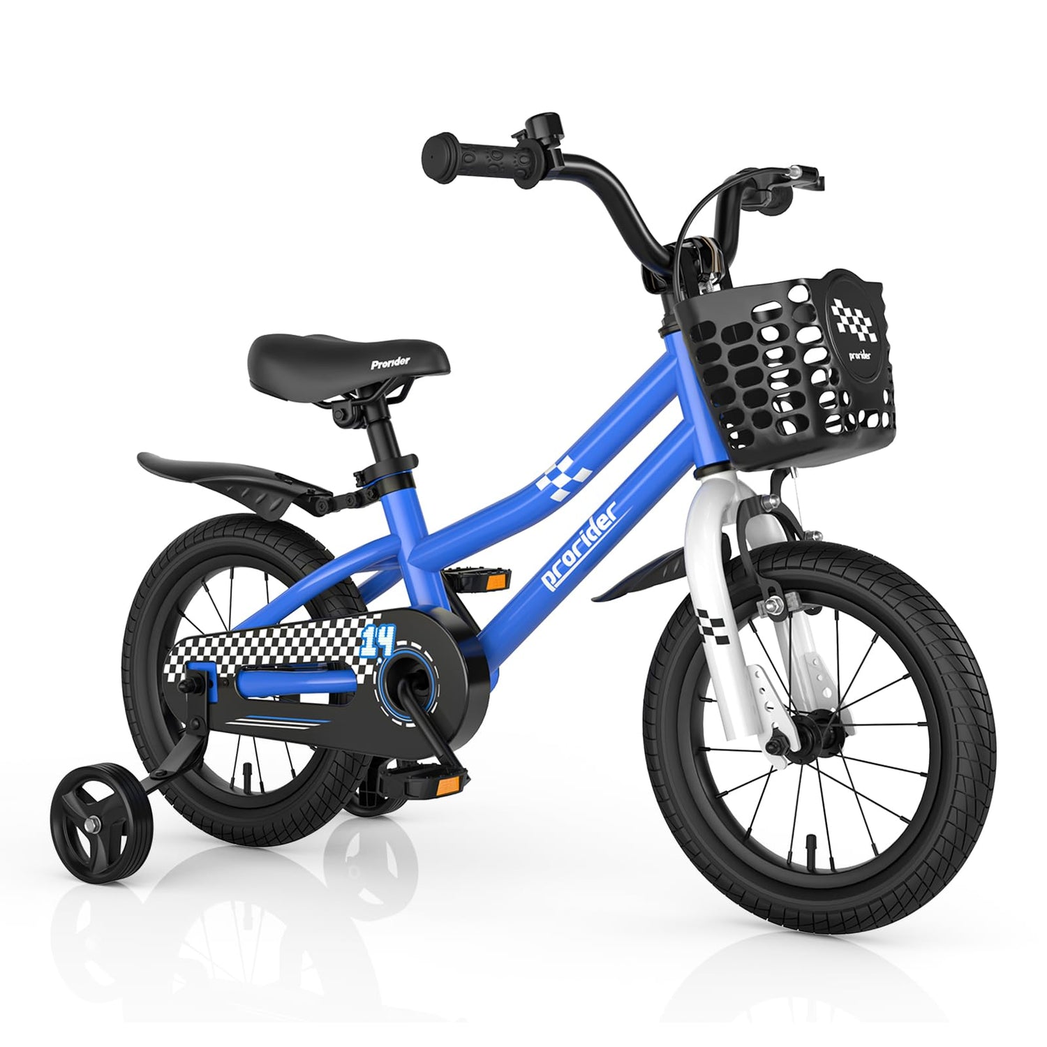 GYMAX 14”/16"/18" Kids Bike for 3-5/4-7/4-8 Years, Childrens Bicycle w/Removable Training Wheels