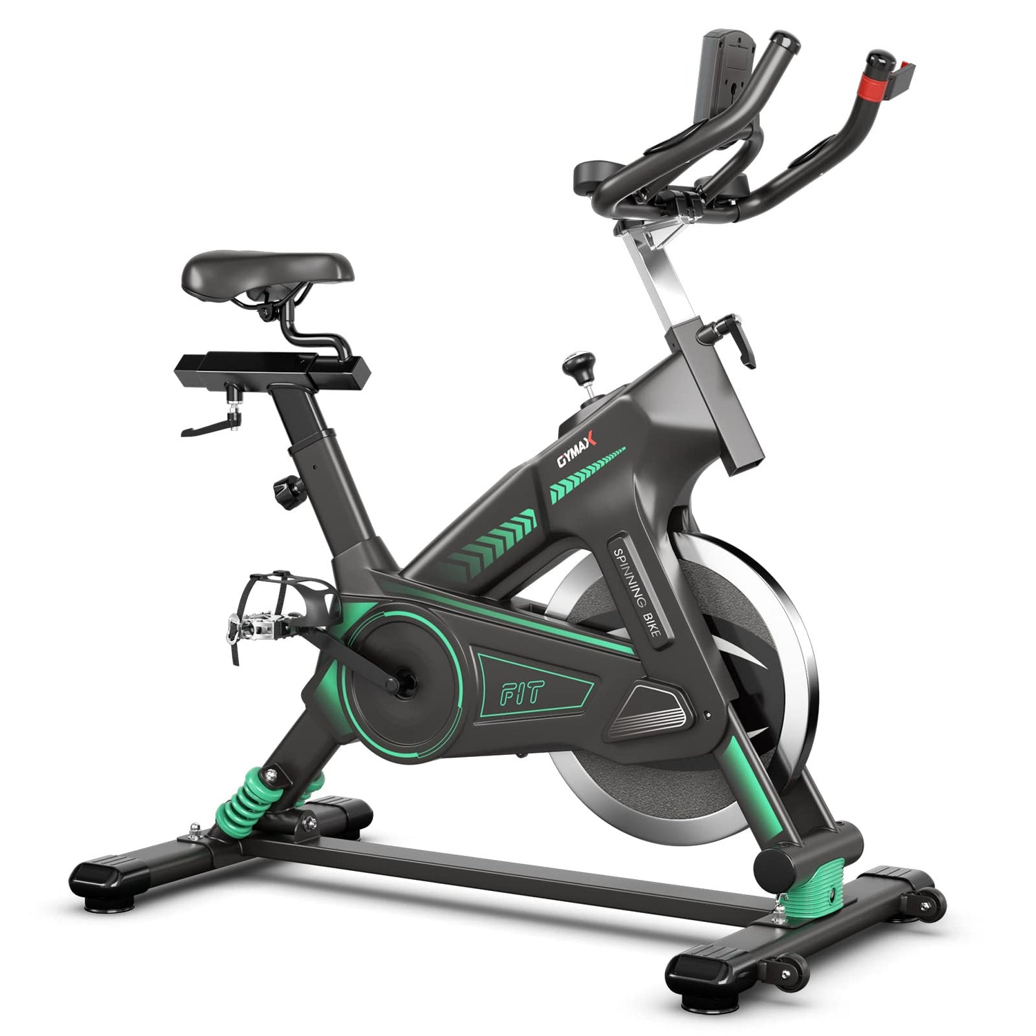 GYMAX Exercise Bike, Stationary Indoor Cycling Bike with 40lbs Flywheel