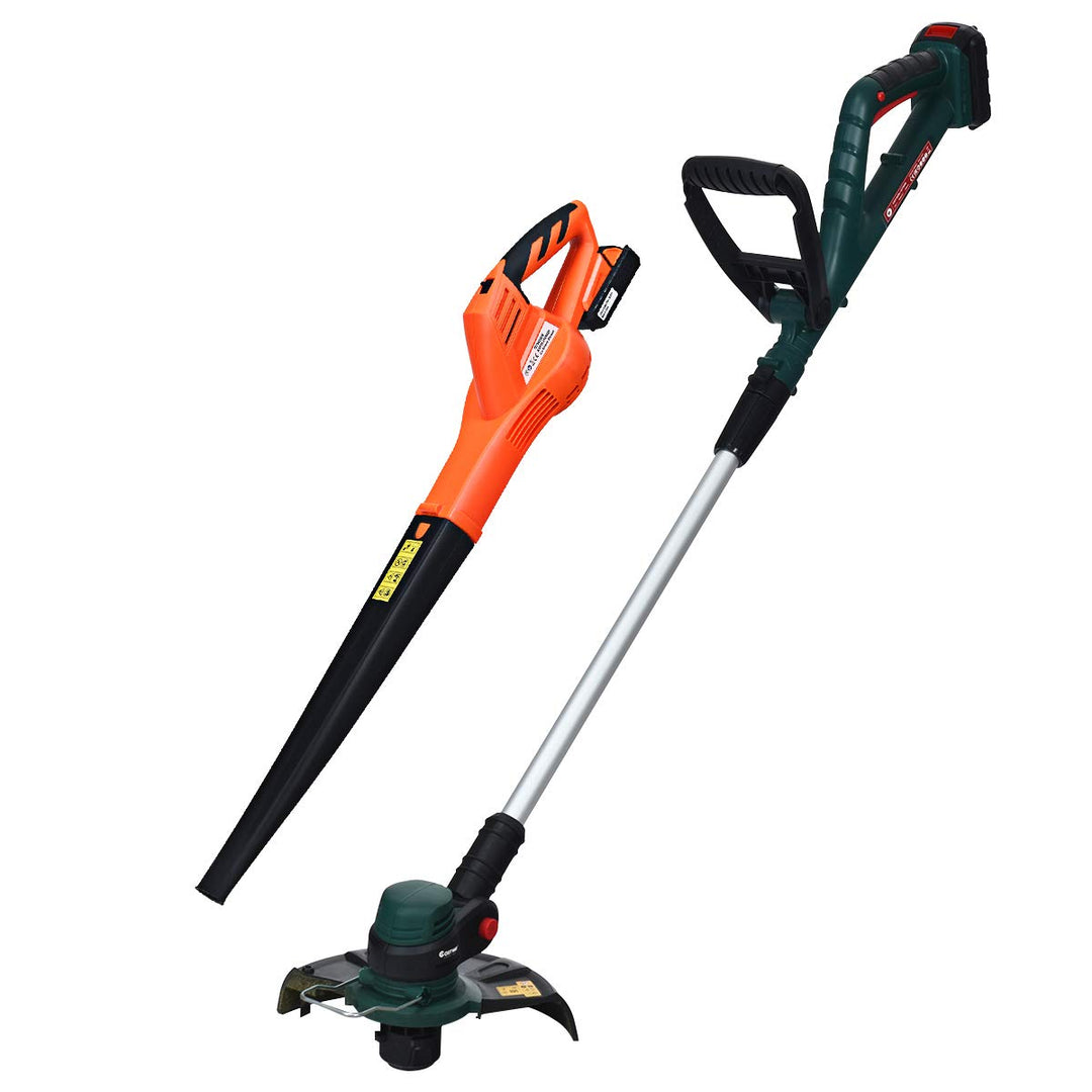 Cordless String Trimmer & Leaf Blower Combo Kit